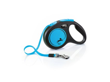 FLEXI Voditko New Neon M pasek 5m cerno modre 2407202510562962759