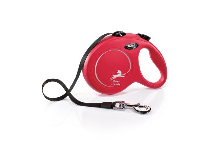 FLEXI Voditko New Classic L pasek 5m cervene 1508202509293928121