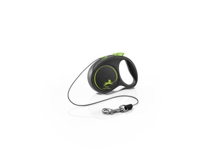 FLEXI Voditko Black Design XS lanko 3m cerno zelene 2207202516422933653