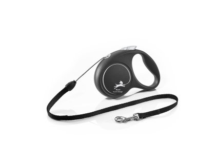 FLEXI Voditko Black Design S lanko 5m cerno stribrne 2207202516242081107