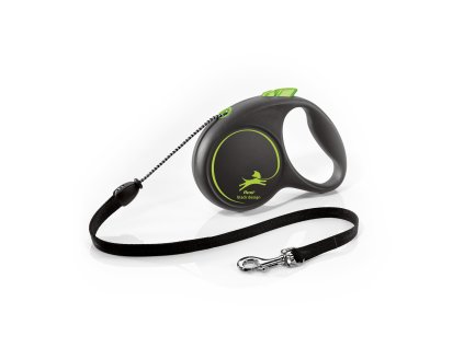 FLEXI Voditko Black Design M lanko 5m cerno zelene 2207202515543533006