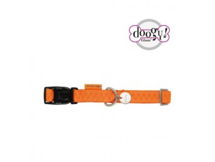 Obojek pro psy REG MCLEATHER 15MM oranžový