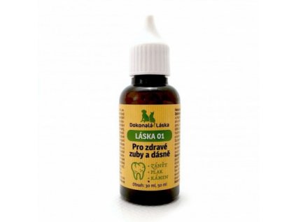 LÁSKA 01S Pro zdravé zuby a dásně při při poruchách trávení (Objem 30 ml)