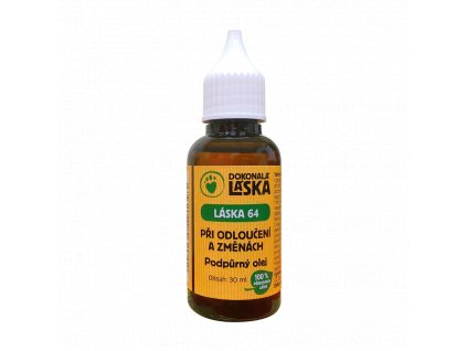 LÁSKA 64 Při separační úzkosti podpůrný olej (Objem 30 ml)