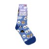 World Dog Show 2023 bavlněné ponožky modré se štěňaty