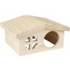 Flamingo Domecek pro hlodavce STALLY dreveny 19 5x17x9 5cm 0303202110430250834