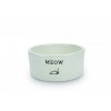 BZ CERA BOWL CAT MEOW WHITE 11 5X4 2502202109502931772
