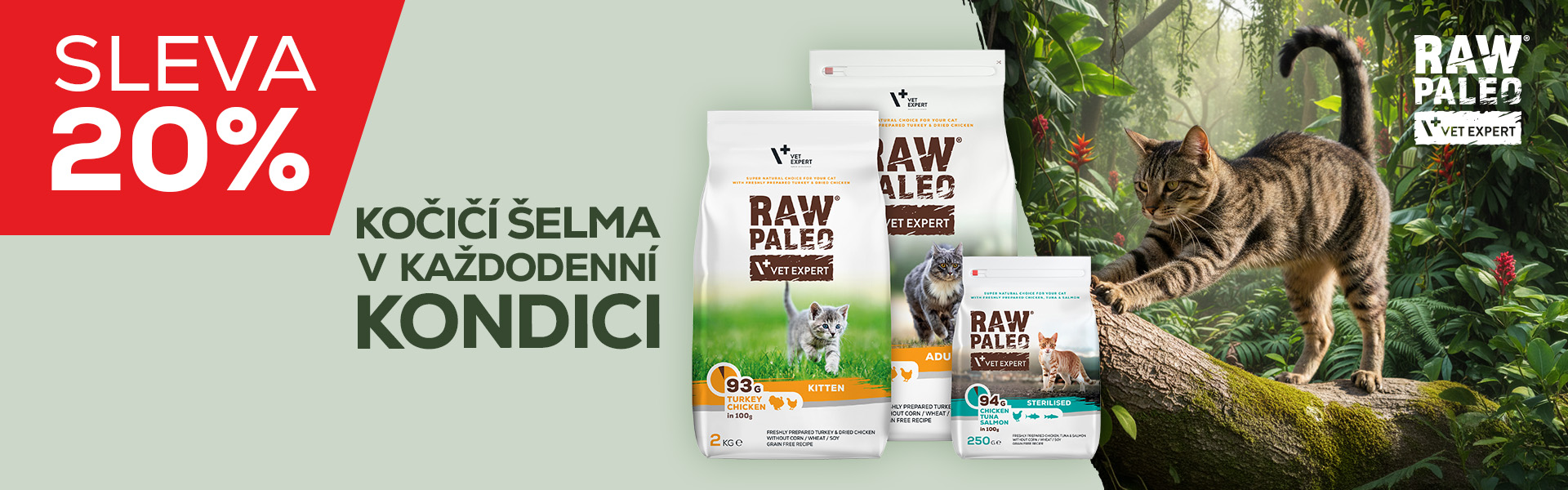 granule kočičí 20% sleva