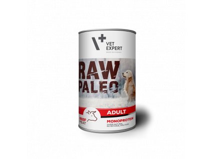 RAW PALEO Adult Dog Beef - vlhké krmivo z hovězího masa pro dospělé psy