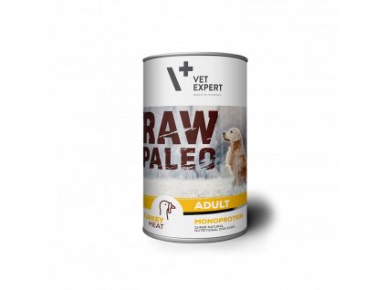 RAW PALEO Adult Dog Turkey - vlhké krmivo z krůtího masa pro dospělé psy