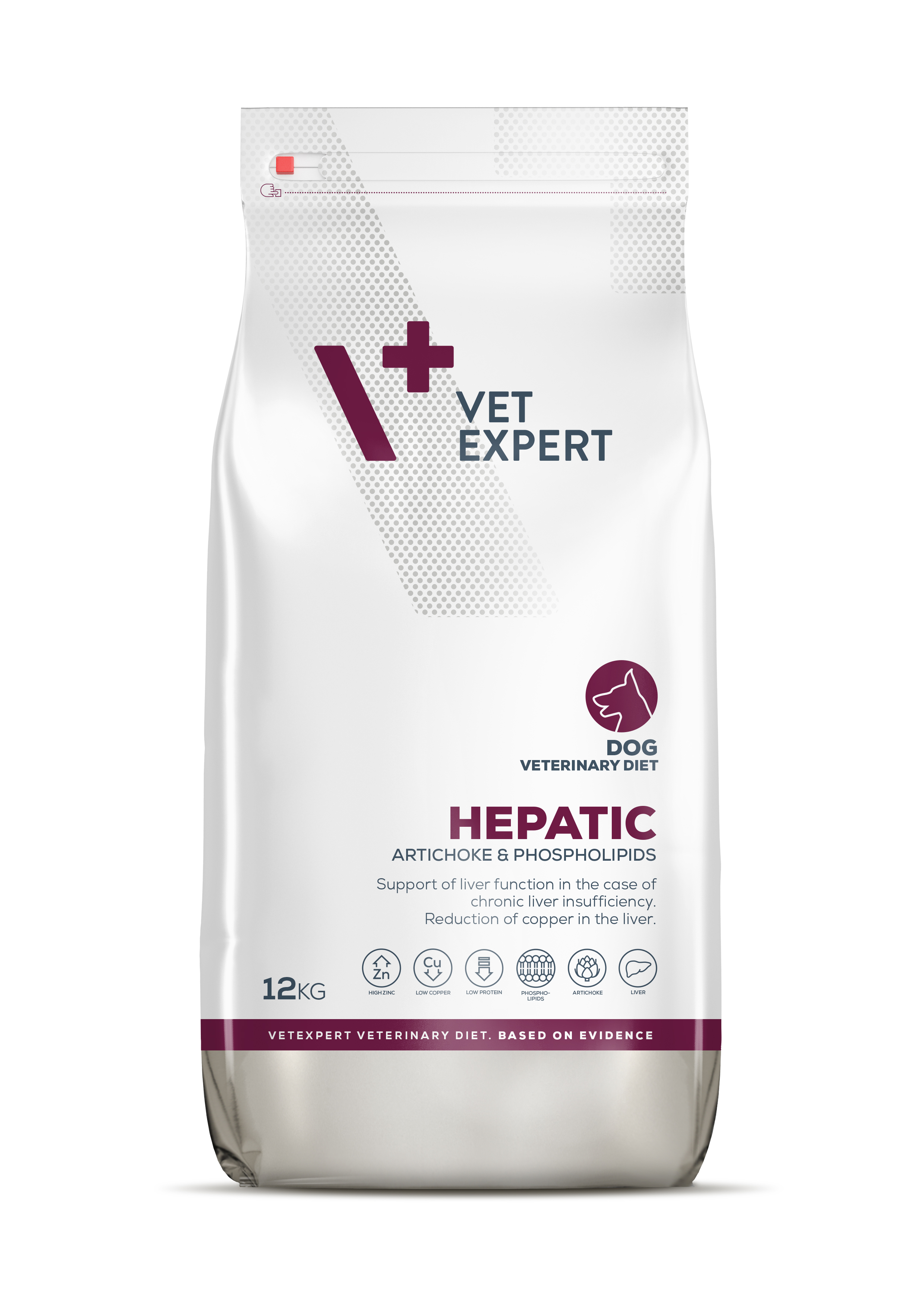 VetExpert HEPATIC DOG - suché veterinární granule pro psy Balení.: 12 kg