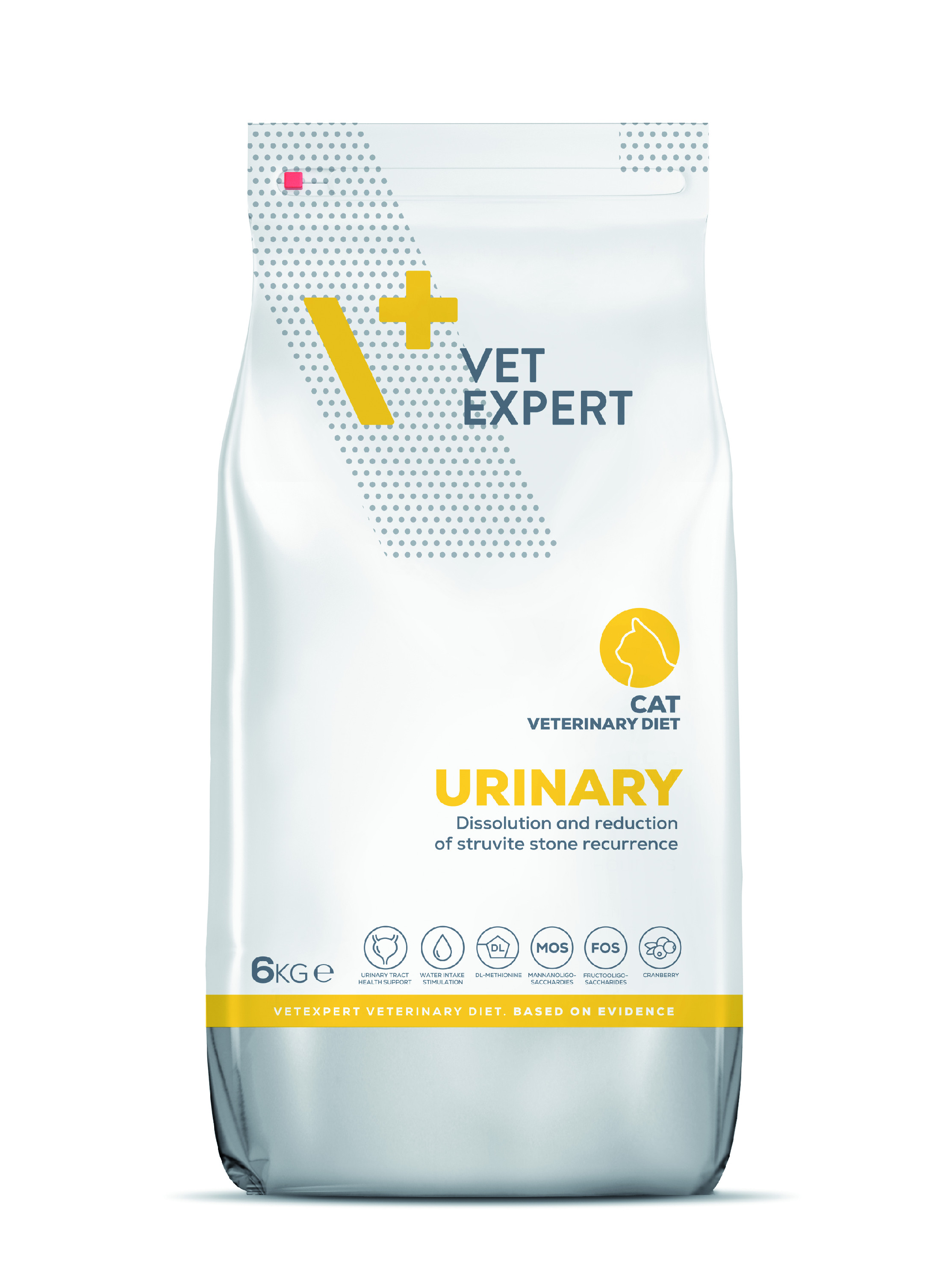 VetExpert URINARY CAT - dietní suché krmivo pro dospělé kočky Balení.: 6 kg