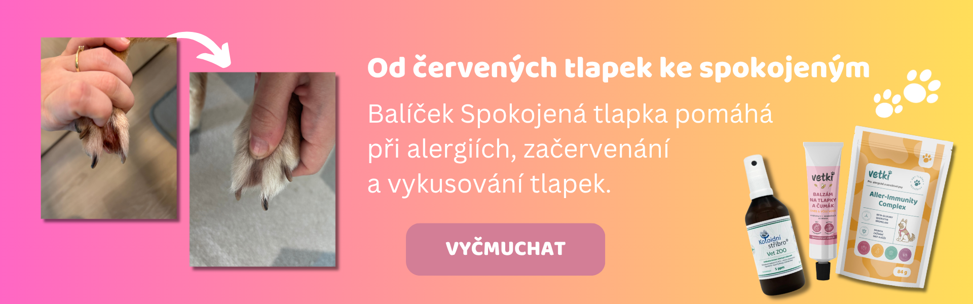 Balíček spokojená tlapka