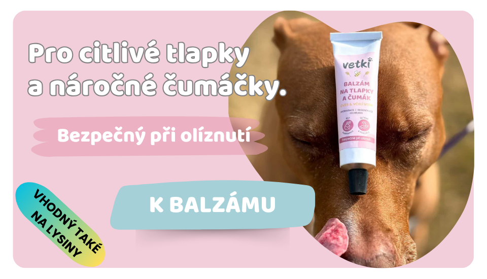 Balzám na tlapky a čumák s ovsem