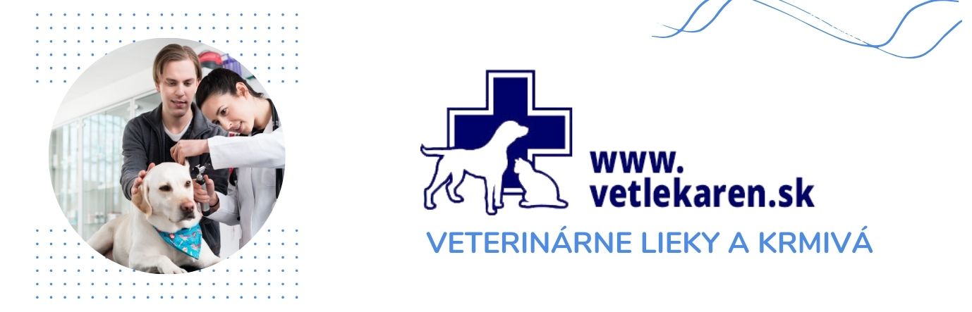 Lieky a krmivá biely pes