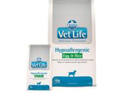 Farmina Vet Life dog Hypoallergenic egg & rice 2 kg