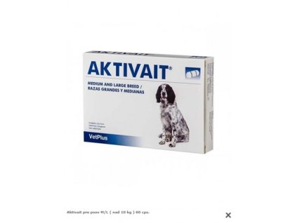 Aktivait pre psov M/L ( nad 10 kg ) 60 cps.