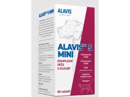 ALAVIS 5 Mini pre psov a mačky 90 tbl.