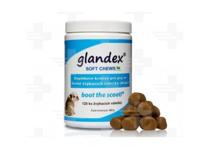 GLANDEX SOFT CHEWS 120, 480 g