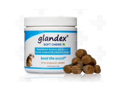 GLANDEX SOFT CHEWS 60ks, 240 g