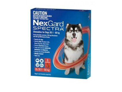 NexGard Spectra XL (30–60 kg) žuvacie tablety 3 x 1 tbl.