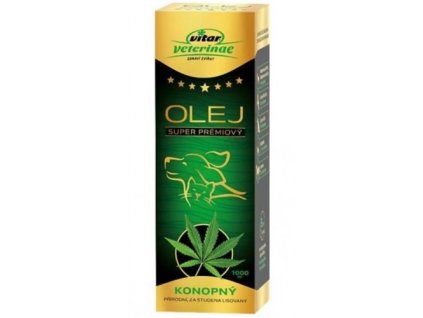 Olej konopný VITAR Veterinae 1000 ml