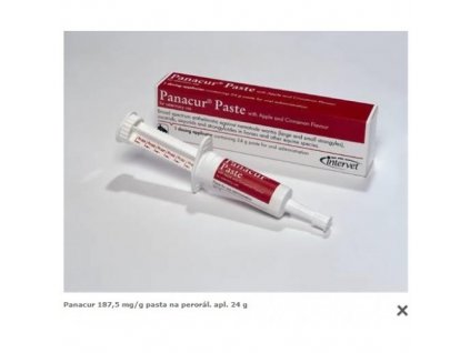 Panacur 187,5 mg/g pasta na perorál. apl. 24 g