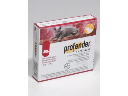 Profender spot on pre veľké mačky sol. 2 x 1,12 ml