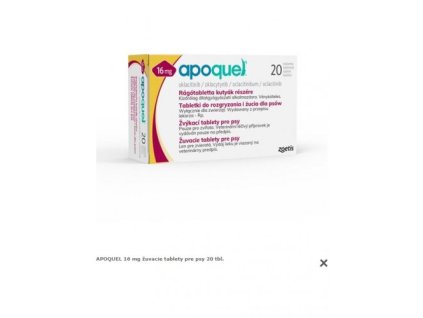 APOQUEL 16 mg žuvacie tablety pre psy 20 tbl.