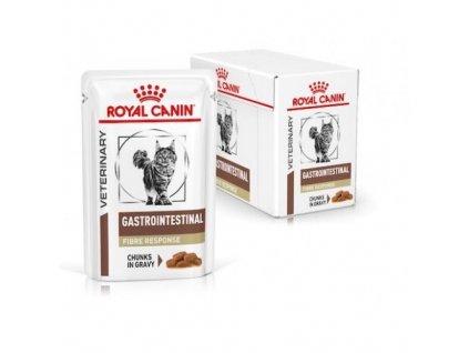 VHN CAT GASTROINTESTINAL FIBRE RESPONSE GRAVY 85 g kapsičky (1 ks v košíku = 1 box / 12 ks)