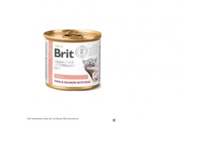 Brit Veterinary Diets GF cat Renal 200 g konzerva