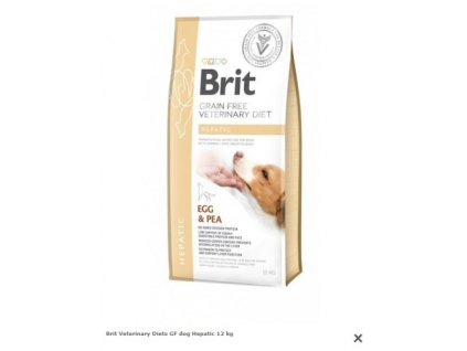Brit Veterinary Diets GF dog Hepatic 12 kg