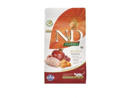 Farmina N&D cat GF PUMPKIN Neutered Quail 1,5 kg