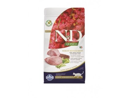 Farmina N&D cat GF QUINOA Weight Managment Lamb 1,5 kg