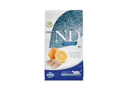 Farmina N&D cat OCEAN adult Herring & Orange 1,5 kg