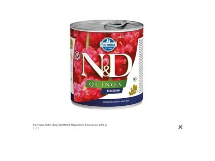 Farmina N&D dog QUINOA Digestion konzerva 285 g