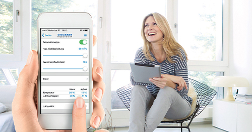 Mobilná aplikácia SIEGENIA Comfort app