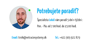 Špecialista Lukáš vám poradí s výberom decentrálneho vetracieho systému