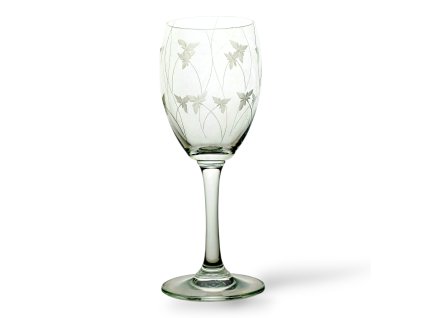 Sada 6 ručně rytých křišťálových skleniček