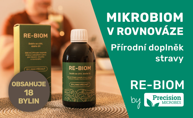 Re-Biom postbiotika na imunitu a zažívání