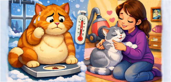 Zima, obezita, stres? Jak pečovat o citlivé kočky