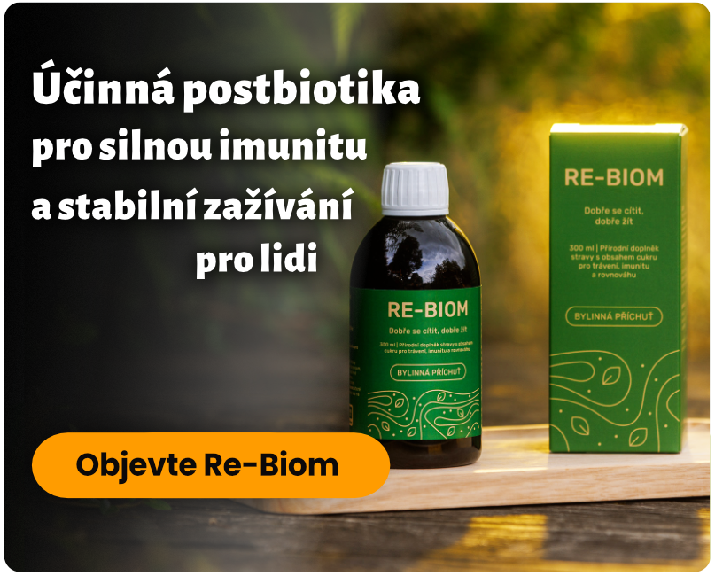Re-Biom postbiotika na imunitu a zažívání