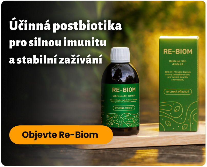 Re-Biom postbiotika na imunitu a zažívání