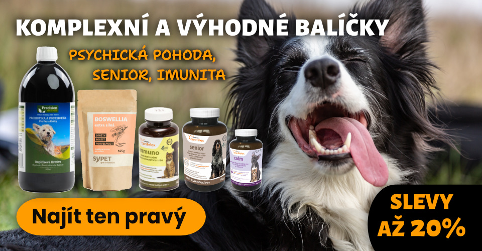 Komplexní a výhodné balíčky  pro zdraví vašeho psa