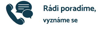 Rádi poradíme, vyznáme se