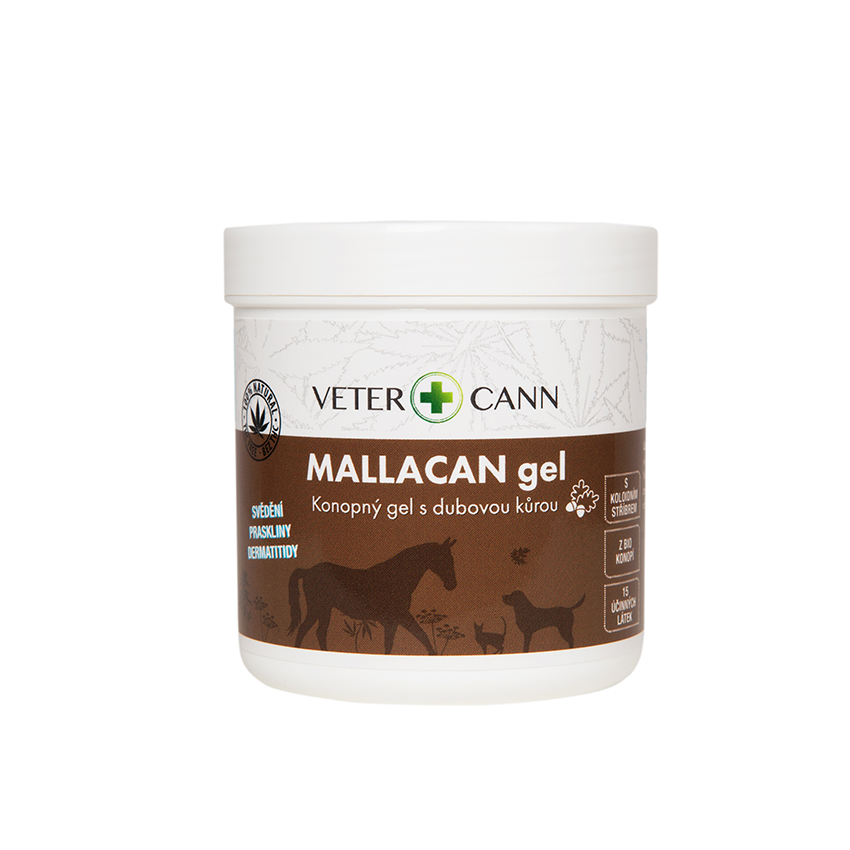 Vetercann Mallacan gel s konopím a dubovou kůrou Objem: 250 ml