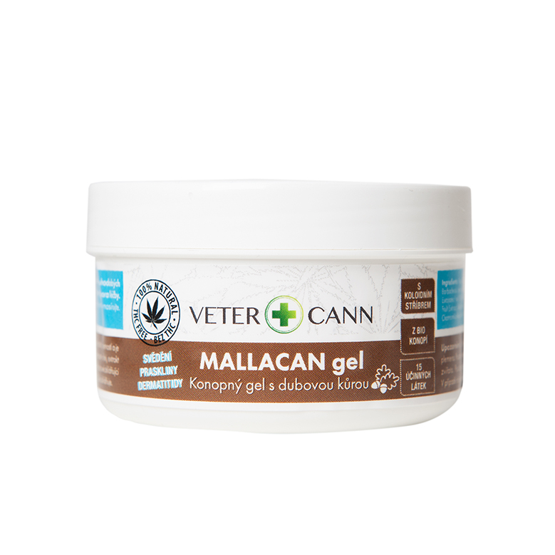 Vetercann Mallacan gel s konopím a dubovou kůrou Objem: 100 ml