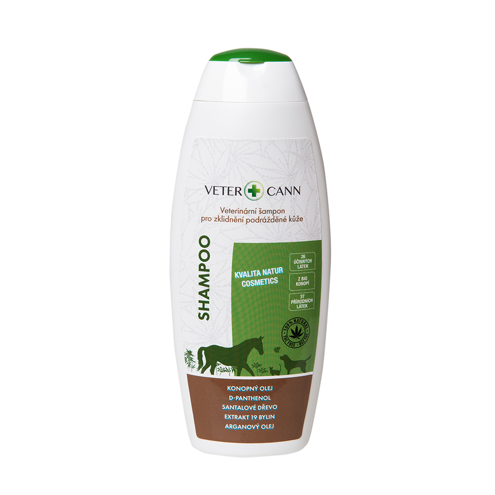 Vetercann zklidňující šampon s konopným olejem 250ml