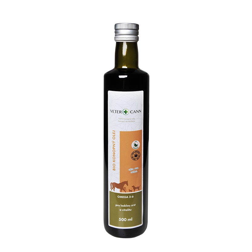 Vetercann Bio Konopný olej 500 ml