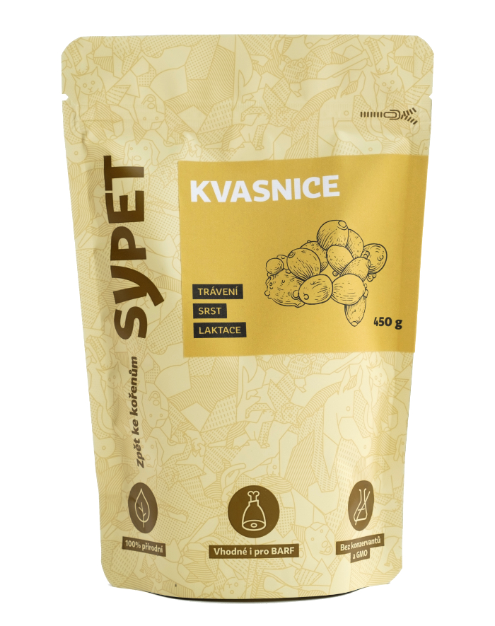 SYPET Kvasnice - pivovarské kvasnice pro psy Hmotnost: 450 g